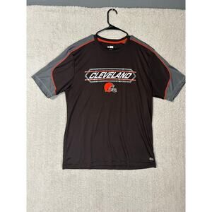 Men’s NFL Team apparel  Cleveland Browns shaving sleeve shirt size XLarge.